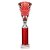Cobra Star Tube Trophy | Red & Silver | 330mm - TR25636E