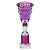 Cobra Star Tube Trophy | Purple & Silver | 255mm - TR25639B
