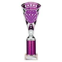 Cobra Star Tube Trophy | Purple & Silver | 280mm