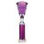 Cobra Star Tube Trophy | Purple & Silver | 330mm - TR25639E