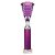 Cobra Star Tube Trophy | Purple & Silver | 355mm - TR25639F
