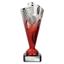 Rodeo Trophy | Red & Silver | 185mm