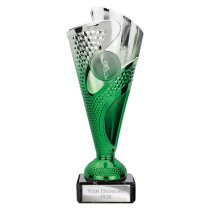 Rodeo Trophy | Green & Silver | 185mm