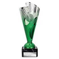 Rodeo Trophy | Green & Silver | 195mm