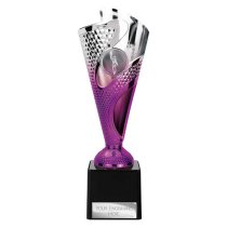 Rodeo Trophy | Purple & Silver | 215mm