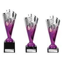 Rodeo Trophy | Purple & Silver | 215mm