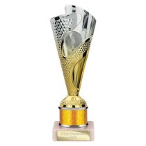 Rodeo Tube Trophy | Gold & Silver | 215mm
