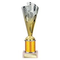 Rodeo Tube Trophy | Gold & Silver | 240mm