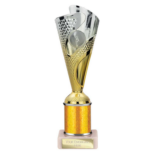Rodeo Tube Trophy | Gold & Silver | 240mm
