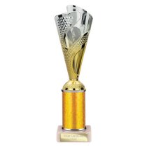Rodeo Tube Trophy | Gold & Silver | 265mm