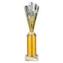 Rodeo Tube Trophy | Gold & Silver | 290mm