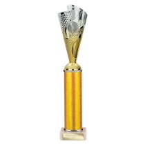 Rodeo Tube Trophy | Gold & Silver | 340mm