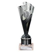 Rodeo Tube Trophy | Black & Silver | 215mm