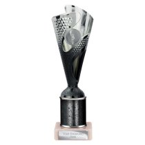 Rodeo Tube Trophy | Black & Silver | 240mm