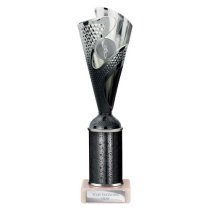 Rodeo Tube Trophy | Black & Silver | 265mm