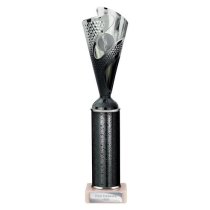 Rodeo Tube Trophy | Black & Silver | 315mm