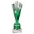 Rodeo Tube Trophy | Green & Silver | 215mm - TR25607A