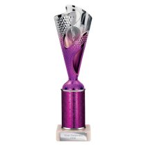 Rodeo Tube Trophy | Purple & Silver | 265mm