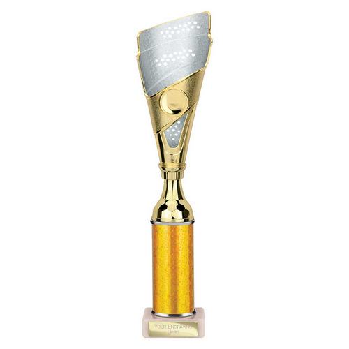 Predator Tube Trophy | Gold & Silver | 335mm