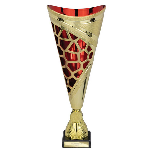 Vivid Trophy | Gold & Red | 320mm
