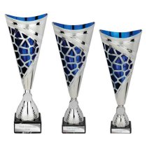 Vivid Trophy | Silver & Blue | 320mm