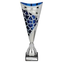 Vivid Trophy | Silver & Blue | 340mm