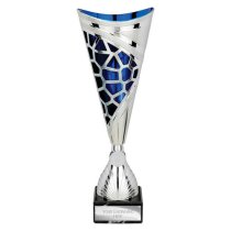Vivid Trophy | Silver & Blue | 365mm