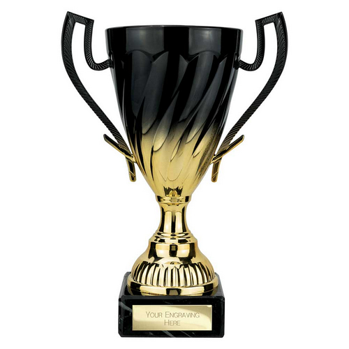 Intrepid Trophy Cup | Black & Gold | 230mm