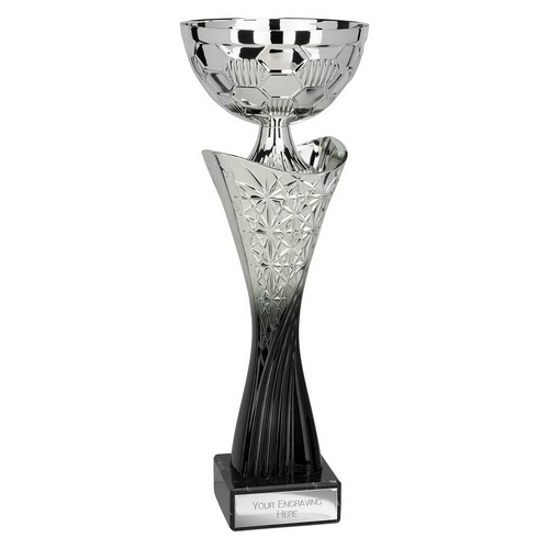 Spark Trophy Cup | Silver & Black | 325mm