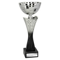 Spark Trophy Cup | Silver & Black | 350mm