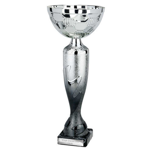 Eruption Series Trophy Cup | Silver & Black | 285mm