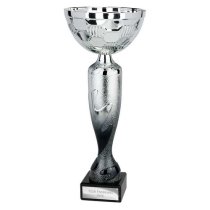 Eruption Series Trophy Cup | Silver & Black | 305mm