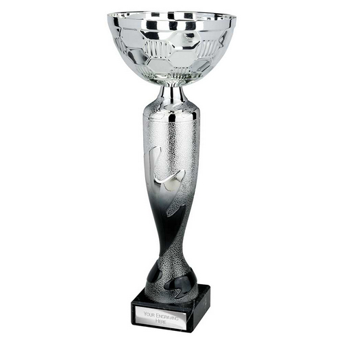 Eruption Series Trophy Cup | Silver & Black | 355mm