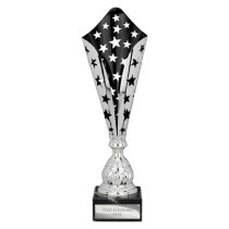 Galaxy Laser Trophy Cup | Silver & Black | 440mm