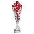 Galaxy Laser Trophy Cup | Silver & Red | 390mm - TR25616A