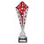 Galaxy Laser Trophy Cup | Silver & Red | 410mm - TR25616B