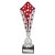Galaxy Laser Trophy Cup | Silver & Red | 440mm - TR25616C