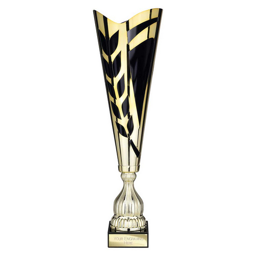 Inspire Laser Trophy Cup | Gold & Black | 395mm