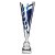 Inspire Laser Trophy Cup | Silver & Blue | 395mm - TR25533A
