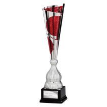 Quest Laser Trophy Cup | Silver & Red | 515mm