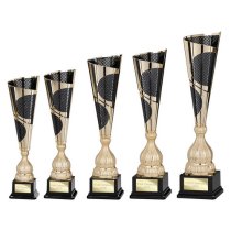 Quest Laser Trophy Cup | Gold & Black | 390mm