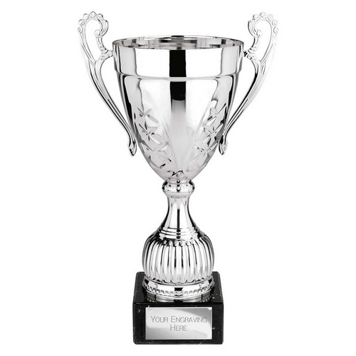 Trojan Trophy Cup | Silver | 335mm