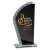 Hawk Glass Trophy | Black | 165mm - CR25306A
