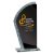 Hawk Glass Trophy | Black | 185mm - CR25306B