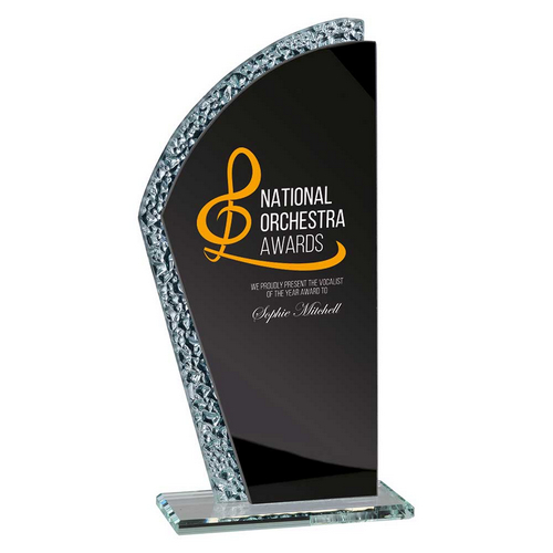 Hawk Glass Trophy | Black | 185mm
