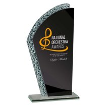 Hawk Glass Trophy | Black | 205mm