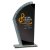 Hawk Glass Trophy | Black | 205mm - CR25306C