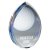 Supremacy Golf Ball Glass Trophy | Clear | 30mm Thick | 160mm - CR25677A