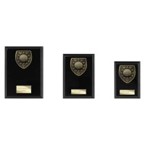 Cobra Plaque Golf Trophy | Black | 175mm