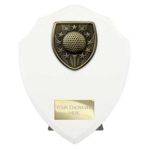 Cobra Shield Golf Trophy | White | 175mm